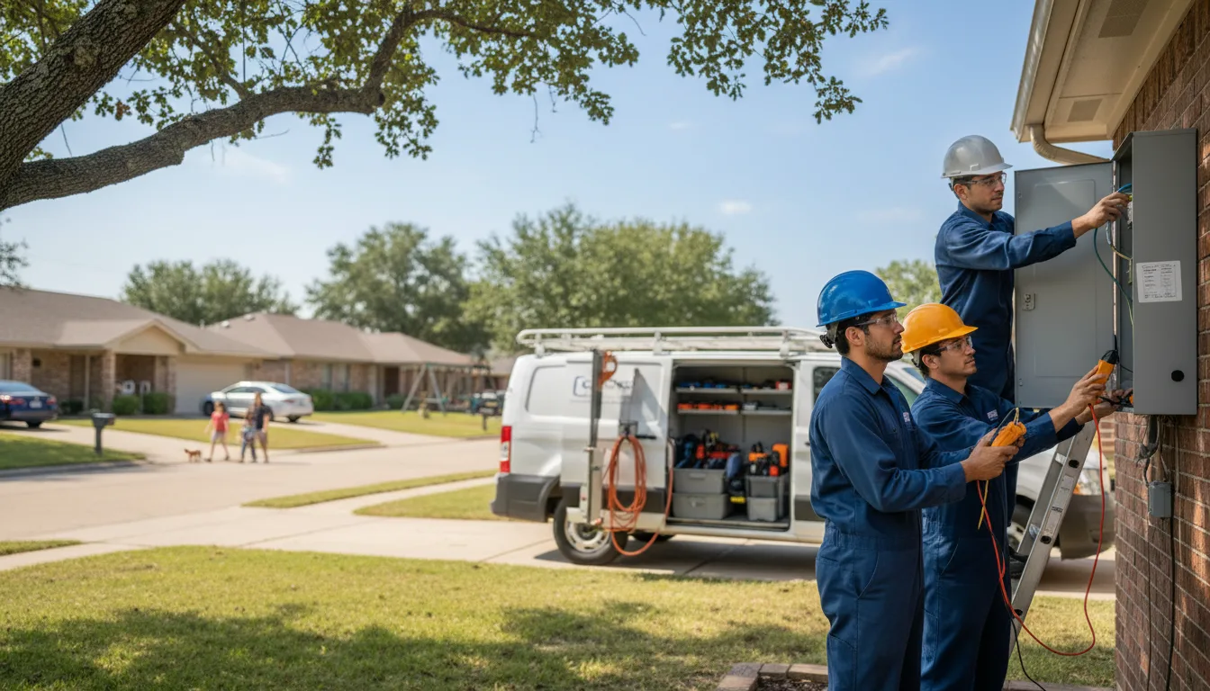 Certified electrician providing emergency electrical services in Jessieville, AR
